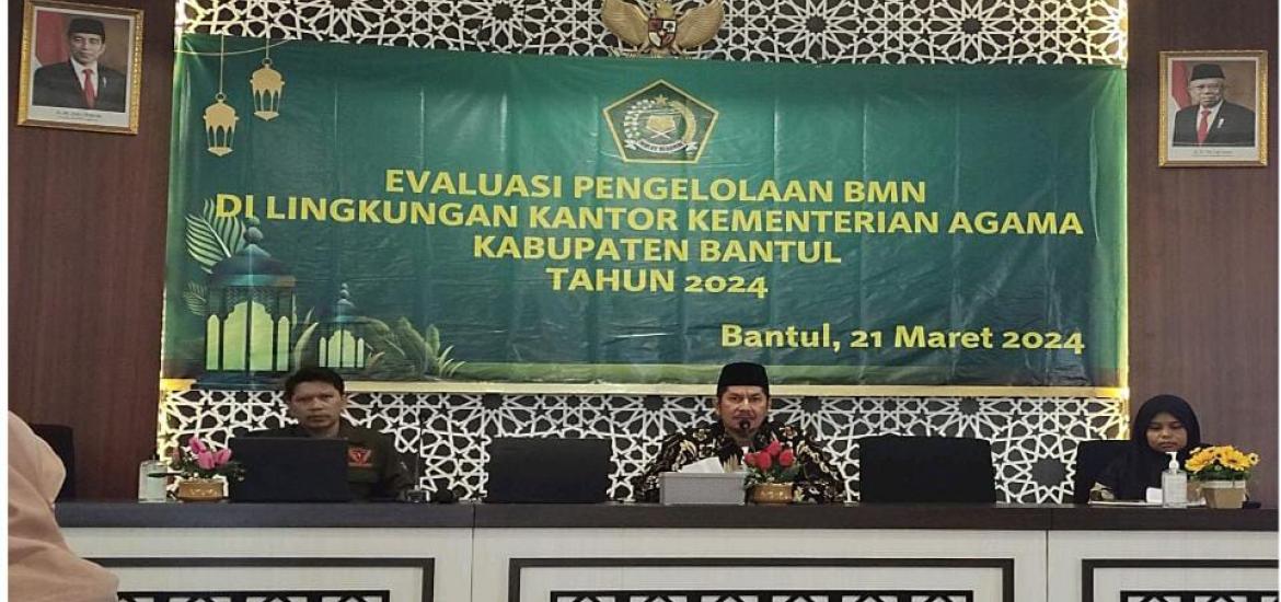 Mtsn 7 Bantul Hadiri Evaluasi Pengelolaan Bmn Di Lingkungan Kantor